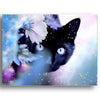 Peinture par Numéro Chat aux Yeux Bleus - Vraiment-chat