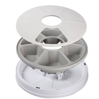 Distributeur Automatique De Croquettes Pour Chat à 6 plats - Vraiment-chat