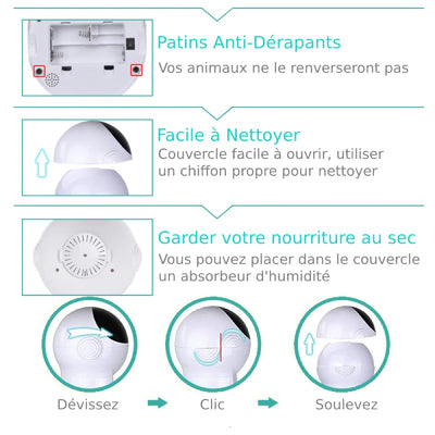 Distributeur de Croquettes Automatique WIFI-Camera - Vraiment-chat