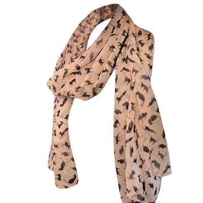 Echarpe Motif Chat Fashionicha - Vraiment-chat