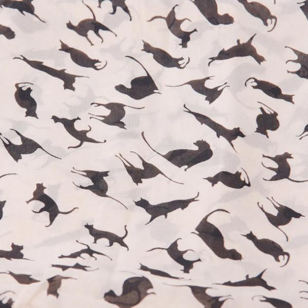 Echarpe Motif Chat Fashionicha - Vraiment-chat