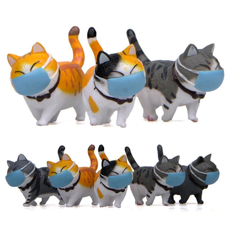 Statuettes de décoration Chats qui marchent - Vraiment-chat