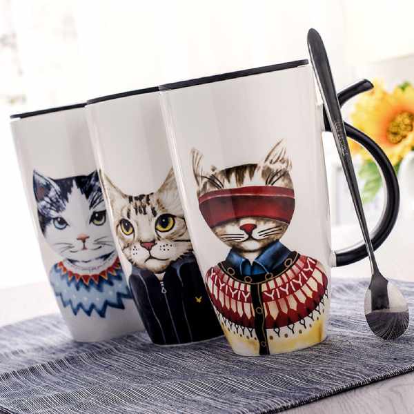 Grand Mug à café Chat - Vraiment-chat