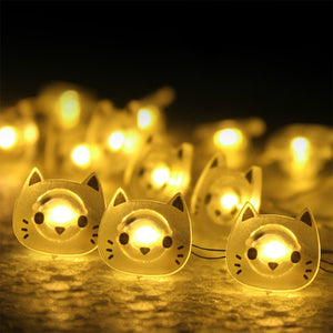 Guirlande lumineuse LED avec des Chats
