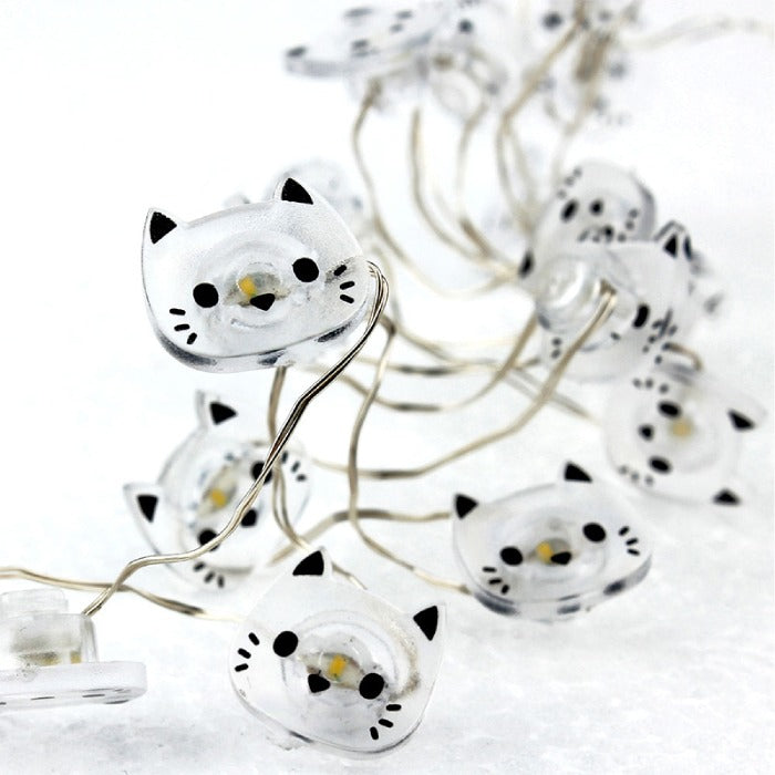 Guirlande lumineuse LED avec des Chats