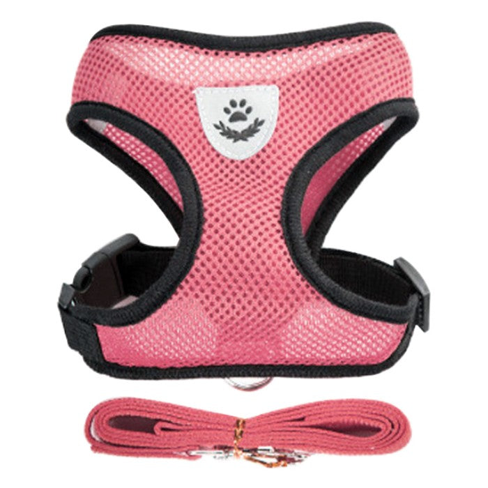Harnais pour Chat Respirant rose - vraiment-chat