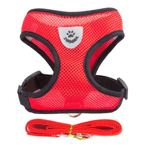 Harnais pour Chat Respirant rouge - vraiment-chat