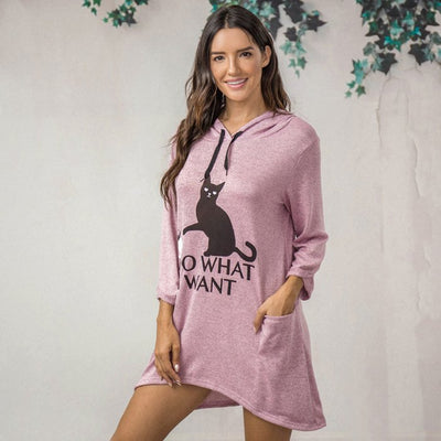 hoodie chat rose vue face