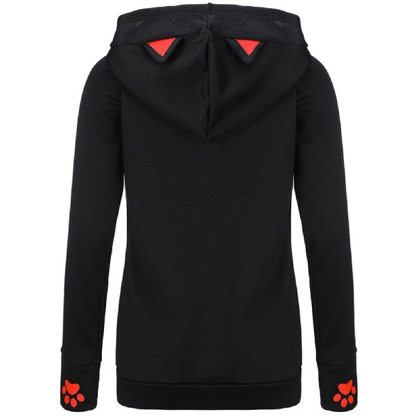 Hoodie aux Oreilles de Chat - Vraiment-chat