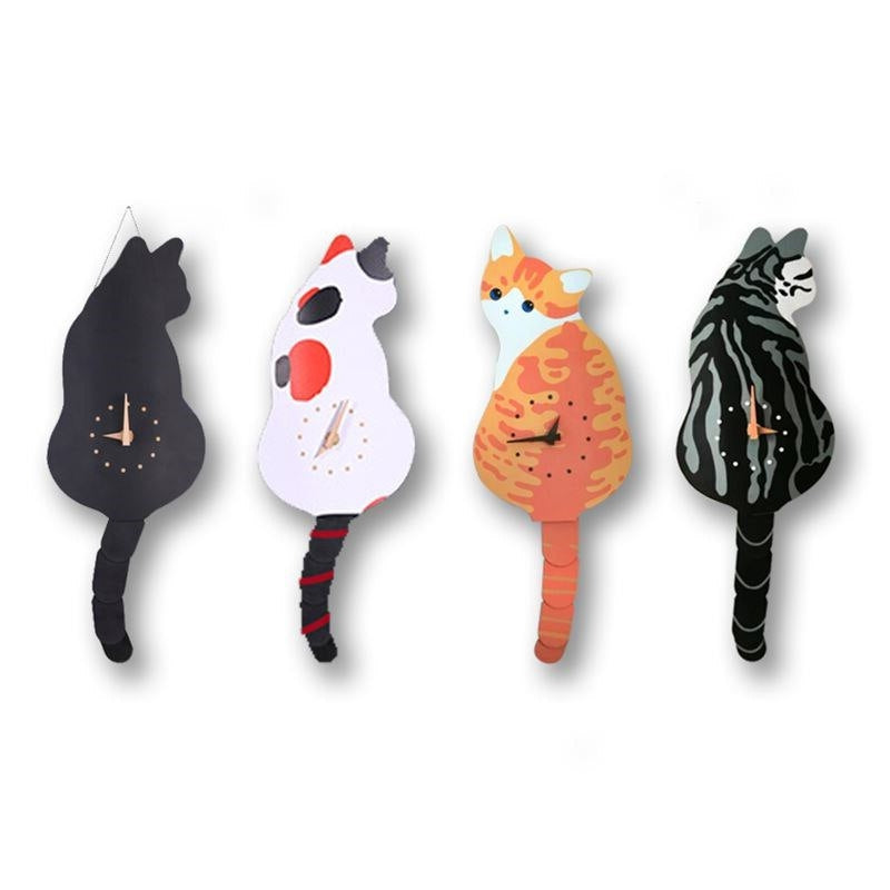 Horloge murale articulée - Vraiment-chat