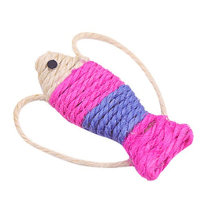 Jouet pour Chat <br/>Poisson en Sisal Rose - Vraiment-chat