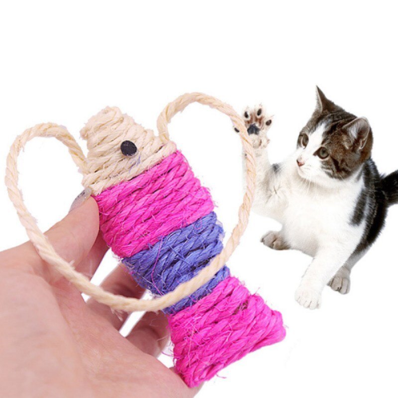 Jouet pour Chat <br/>Poisson en Sisal Rose - Vraiment-chat