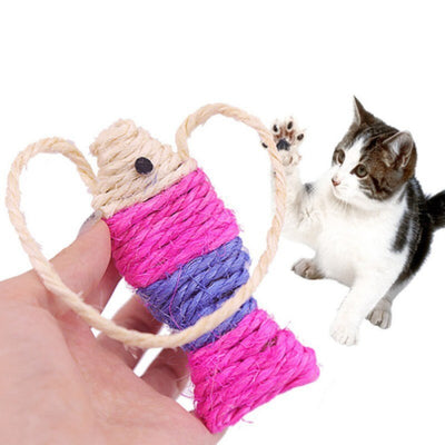 Jouet pour Chat <br/>Poisson en Sisal Rose - Vraiment-chat