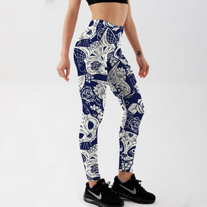 Legging chat Santa Muerte