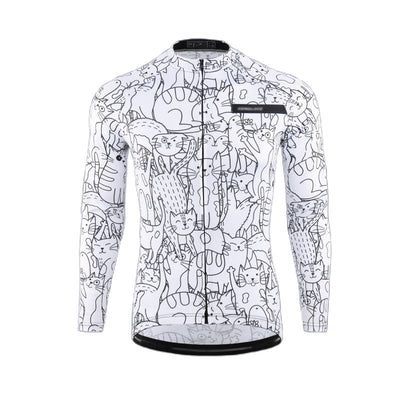 Maillot de vélo Chat manches longues
