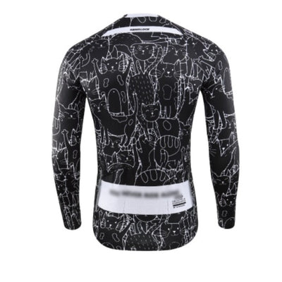 Maillot de vélo Chat manches longues