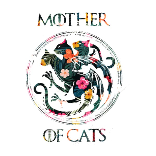 T-Shirt Maman Chats <br/>Mother of Cats - Vraiment-chat