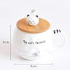 Mug Chat Blanc avec son Couvercle - Vraiment-chat