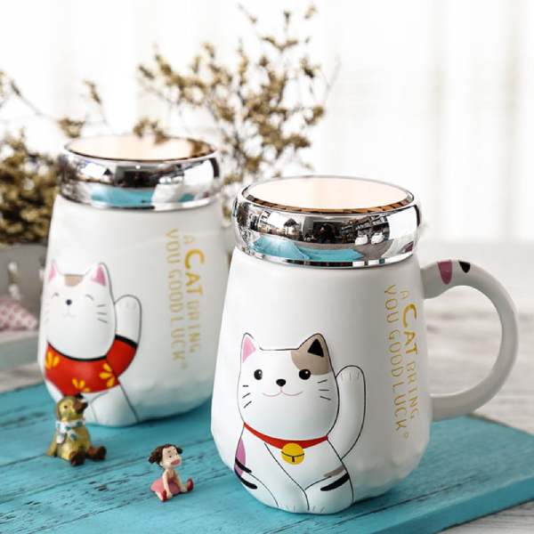 Mug Chat Japonais Maneki Neko - Vraiment-chat