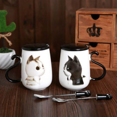 Mug Chat Ange ou Démon - Vraiment-chat