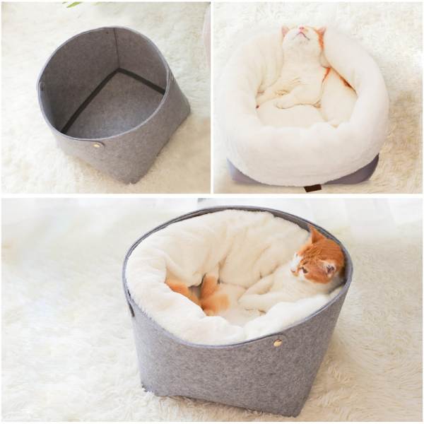 Panier pour chat gris - Vraiment-chat