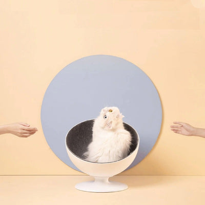 Panier pour chat en Fauteuil Rétro Pivotant - Vraiment-chat