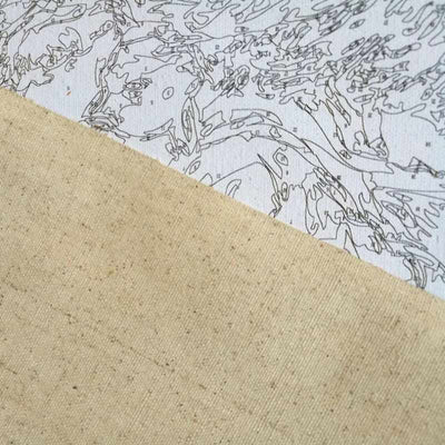 Peinture par Numéro de Chat Noir avec des Fleurs - Vraiment-chat