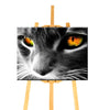 Peinture par Numéro Chat Noir aux yeux Jaunes - Vraiment-chat
