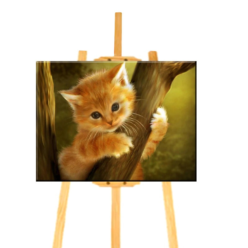 Peinture par Numéro Chaton Roux - Vraiment-chat