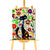 Peinture aux numéros Chat Noir et Fleurs - Vraiment-chat