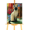 Peinture par Numéro de Chat Siamois Assis - Vraiment-chat