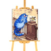 Peinture au Numéro Chat et Oiseau - Vraiment-chat
