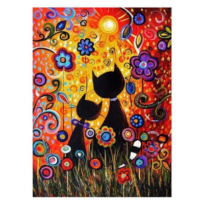 Peinture par Numéros Couple de Chats - Vraiment-chat
