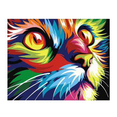 Peinture par Numéro de Chat Facile - Vraiment-chat