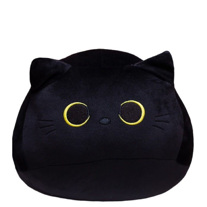 Peluche chat noir ronde – Vraiment-chat