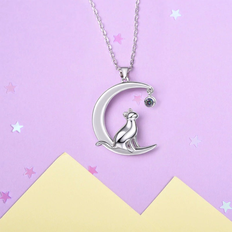 Pendentif Chat Argent - Vraiment-chat