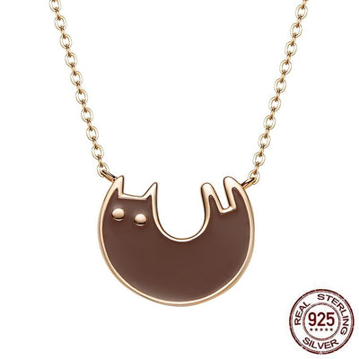 Pendentif Chat Caramel