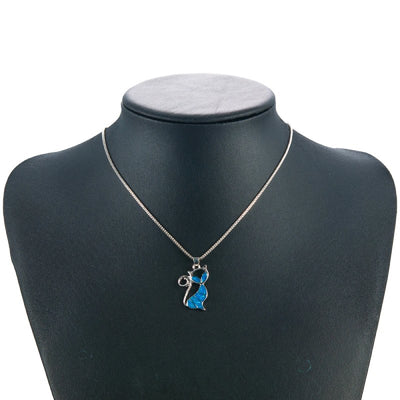 Pendentif Chat Bleu - Vraiment-chat