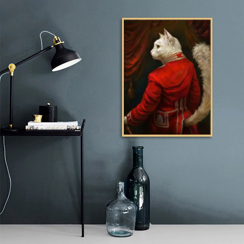 Poster de chat rouge - Vraiment-chat