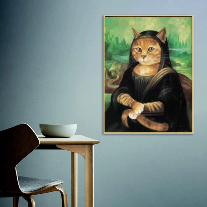 Poster Chat Mona Lisa - Vraiment-chat