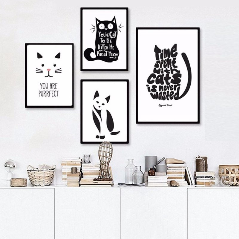 poster mural chat you are purrfect - Vraiment-chat
