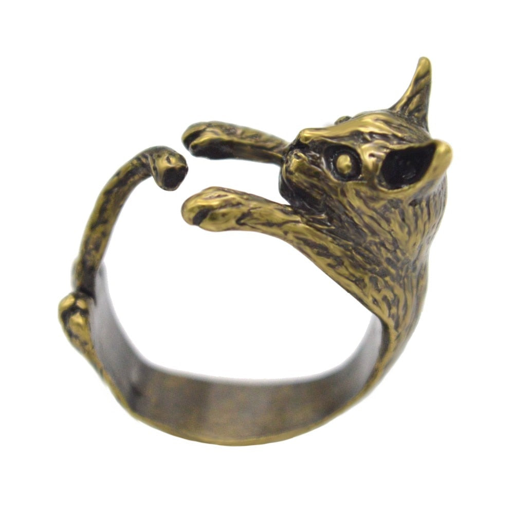 Bague Chat Vintage - Vraiment-chat