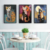 Poster Chat Art Nouveau - Vraiment-chat