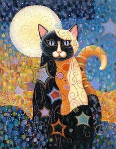 Poster Chat Art Nouveau - Vraiment-chat