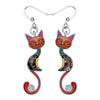 boucles d'oreilles fantaisie chat - Vraiment-chat