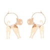 Boucles d'Oreilles Chat Articulé - Vraiment-chat