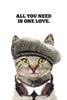 Load image into Gallery viewer, Poster Chaton All you need is one Love - Vraiment-chat