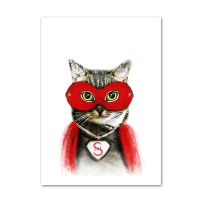 poster de chat à lunettes - Vraiment-chat