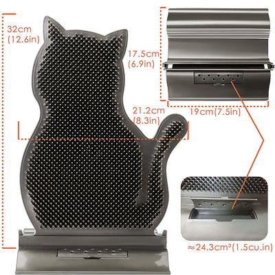 Brosse en Silhouette de Chat verticale