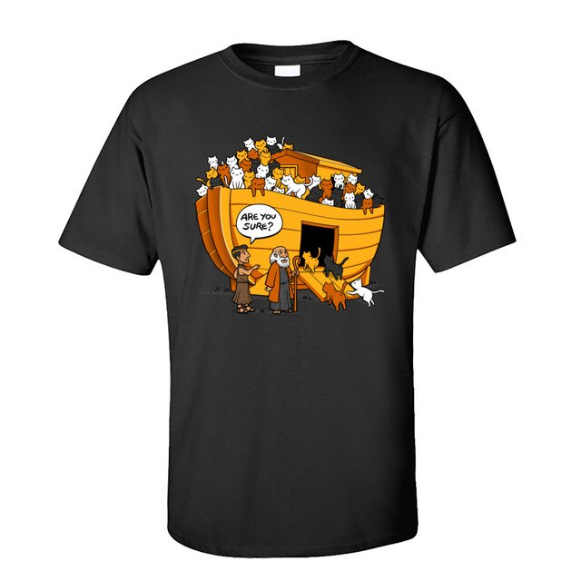 Tee shirt Humour Chat et Noé